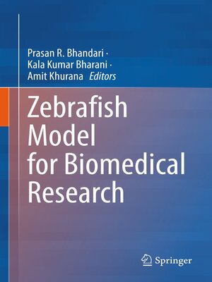 cover image of Zebrafish Model for Biomedical Research